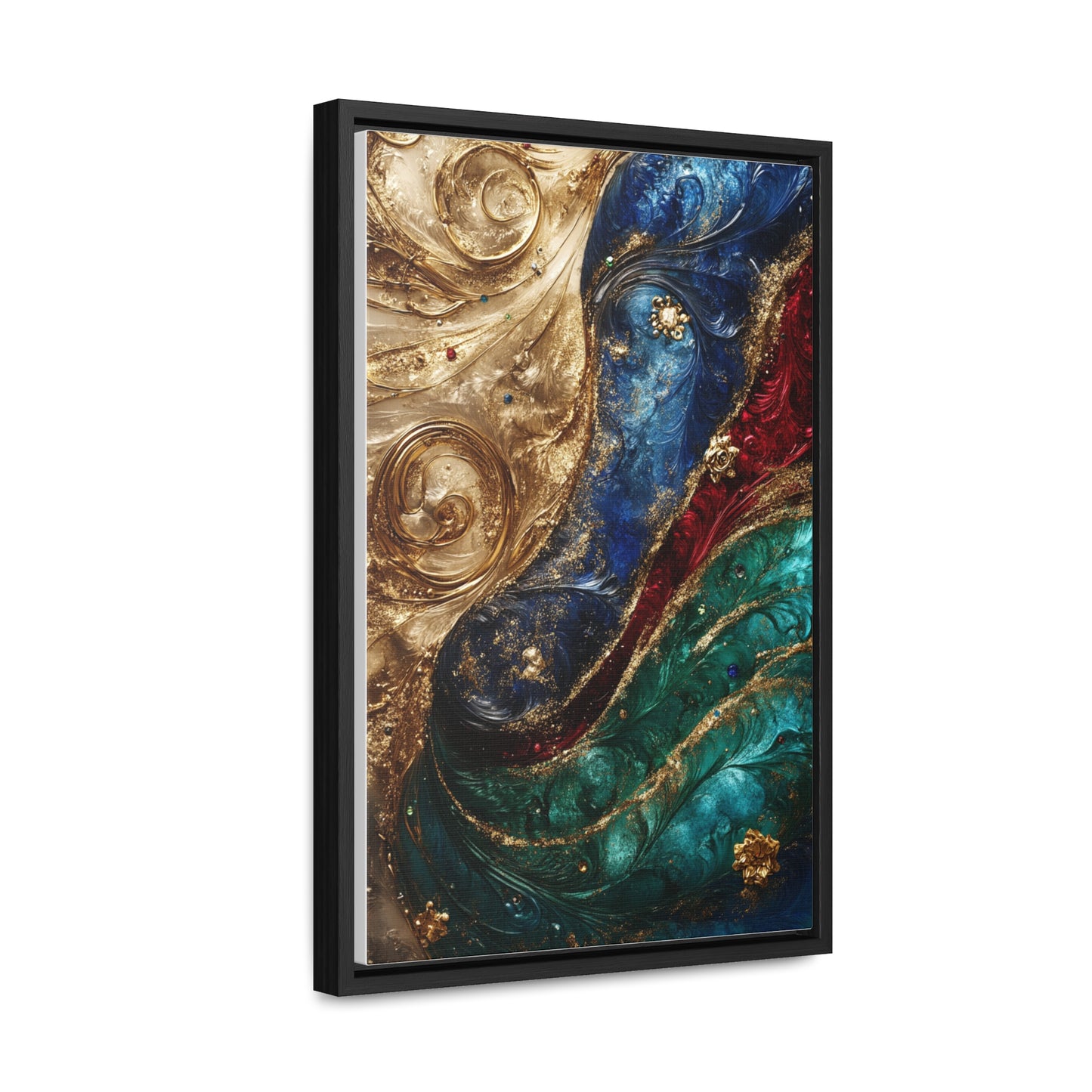 Canvas Wraps - Sophisticated Jewel Tone Artwork