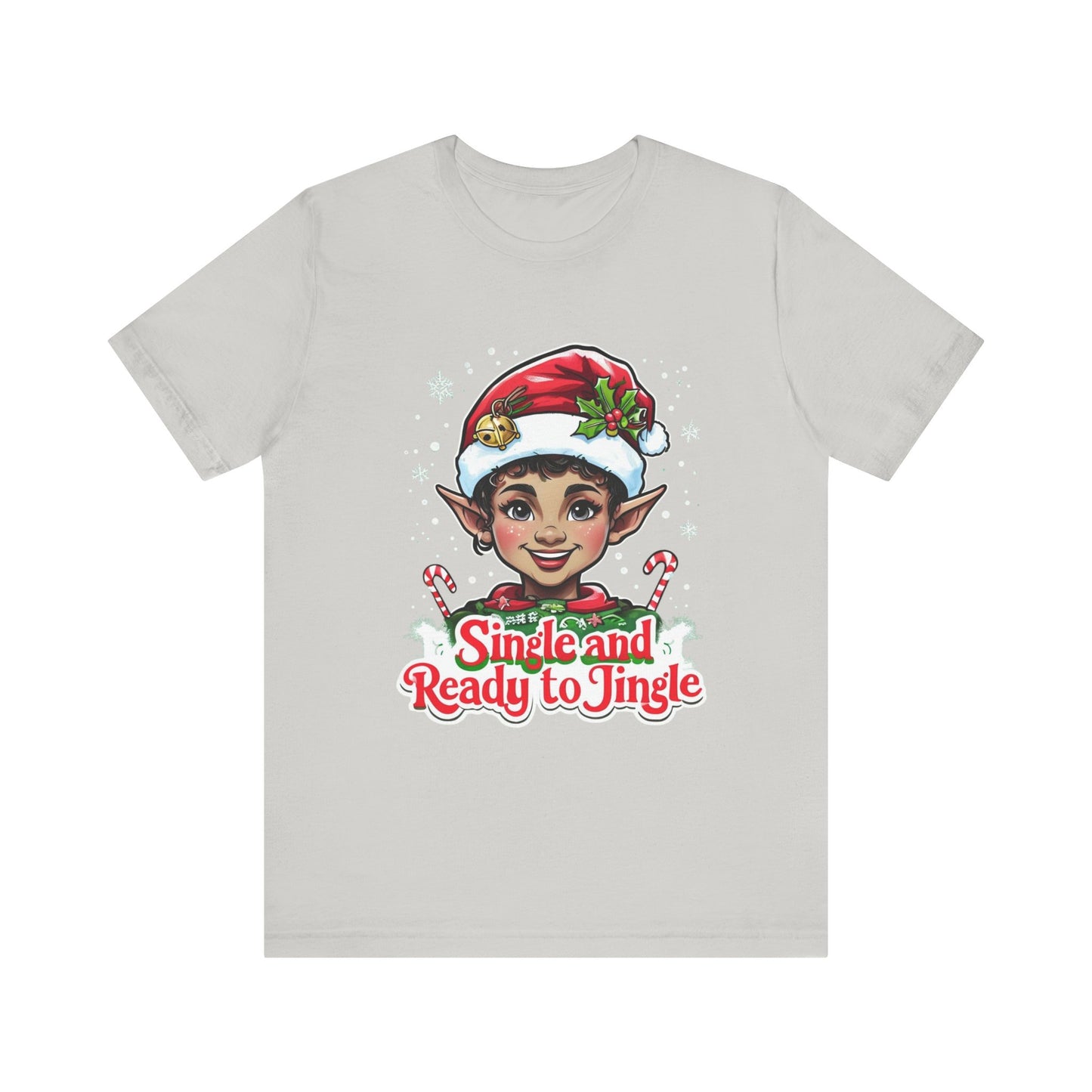 Elf Graphic Tee, Jingle Bells Shirt, Christmas Elf T-Shirt