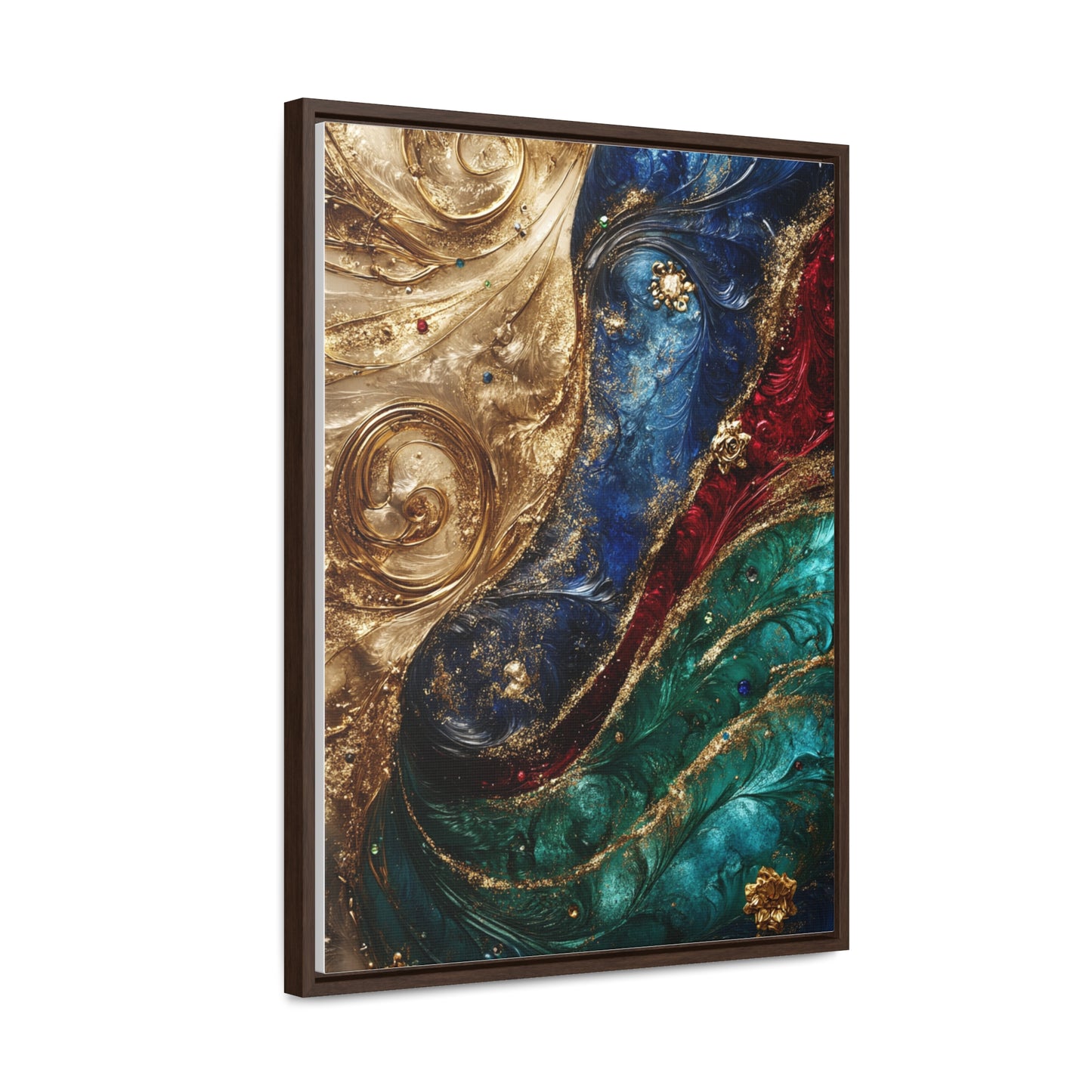 Canvas Wraps - Sophisticated Jewel Tone Artwork