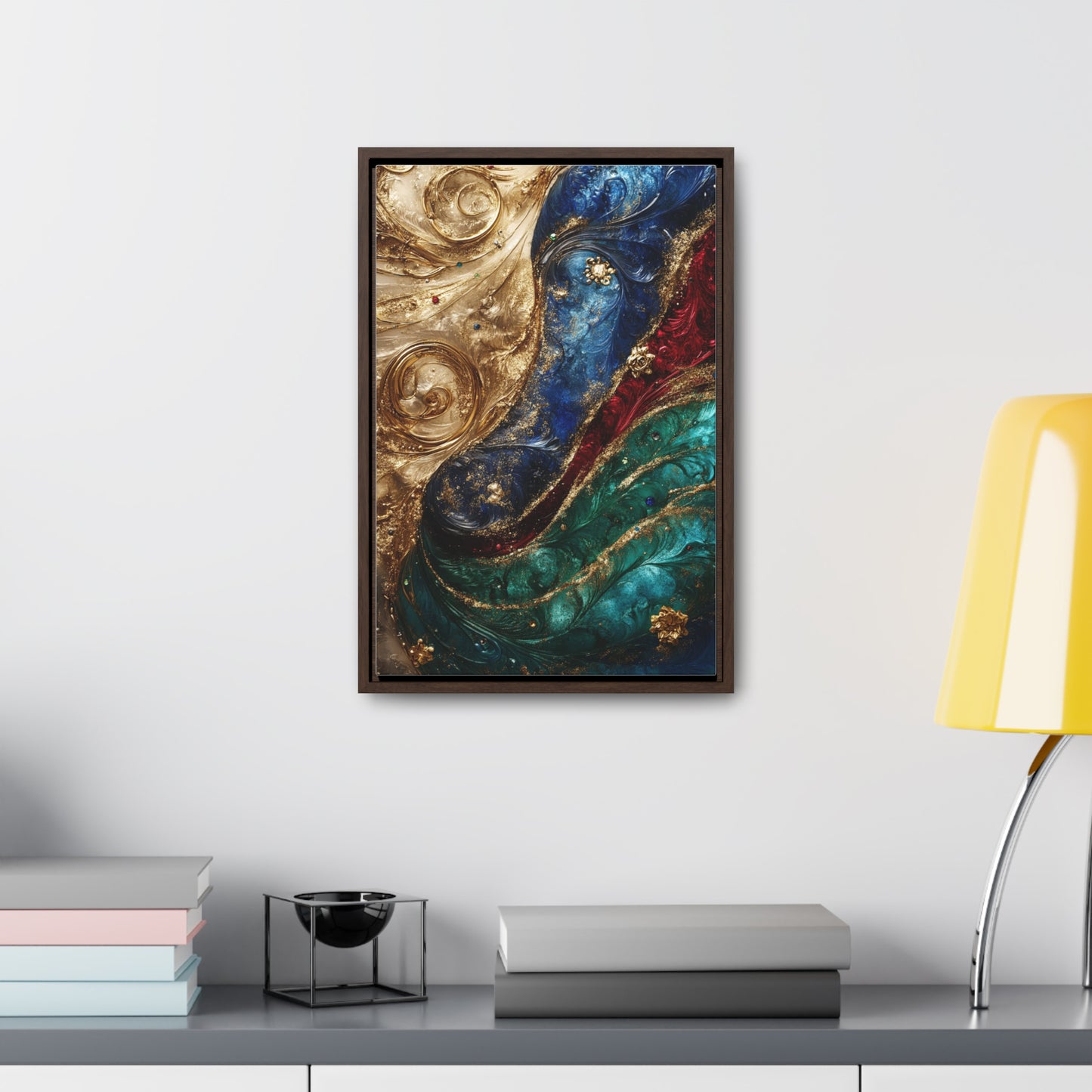 Canvas Wraps - Sophisticated Jewel Tone Artwork