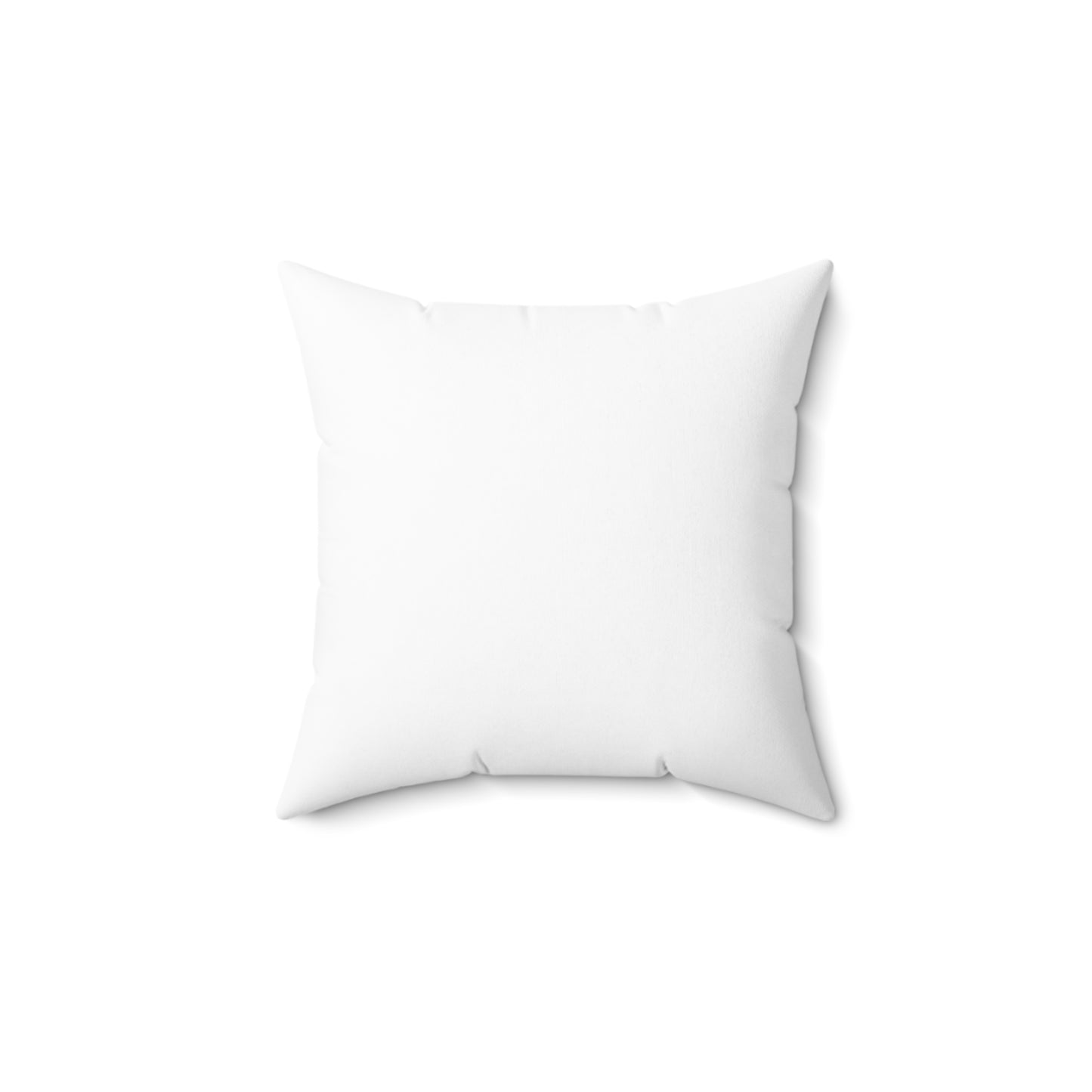 Square Pillow - Wings of Love Poem - Faux Suede