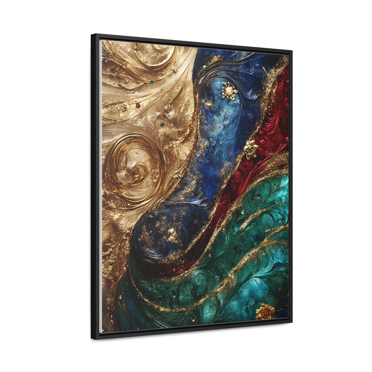 Canvas Wraps - Sophisticated Jewel Tone Artwork