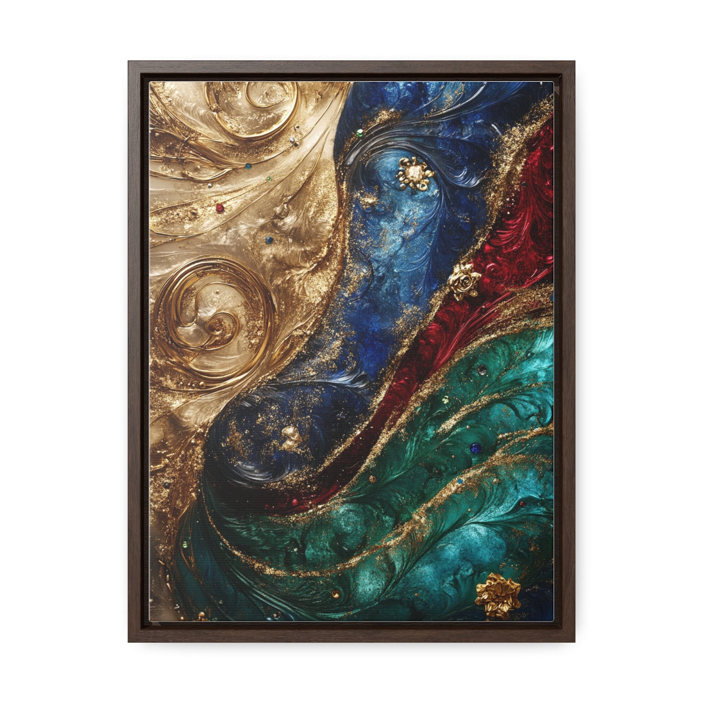 Canvas Wraps - Sophisticated Jewel Tone Artwork