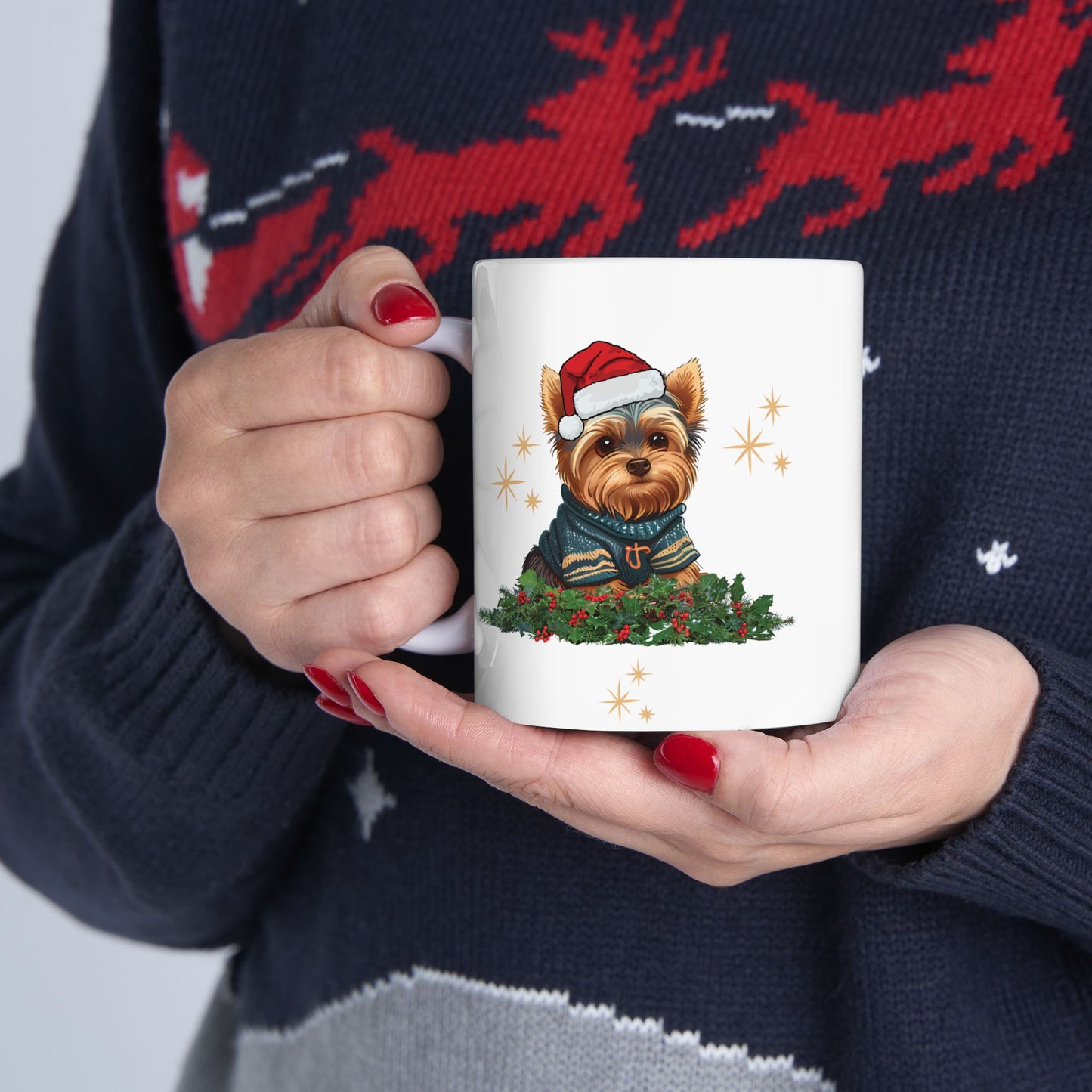 Holiday Ceramic Mug, (11oz, 15oz)