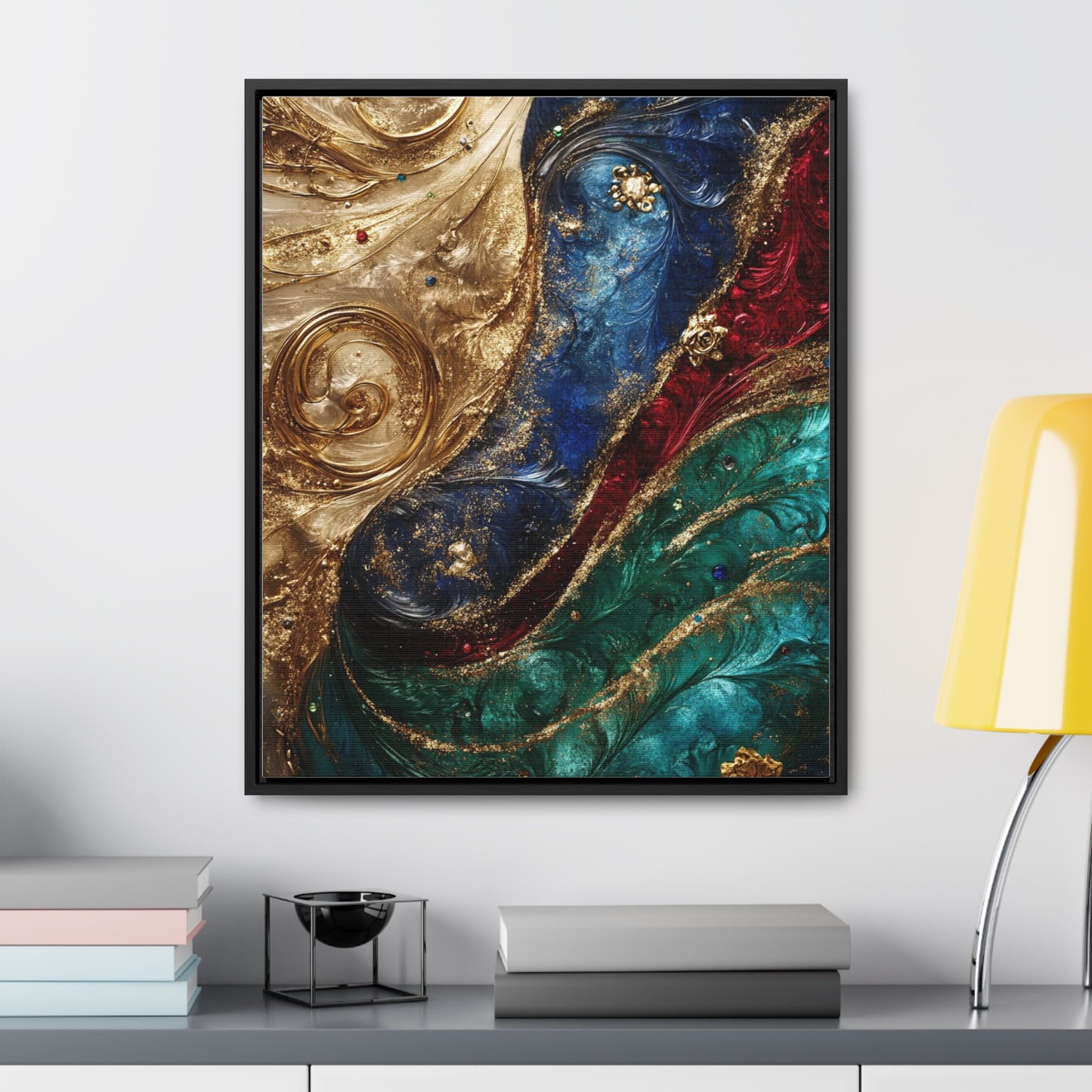 Canvas Wraps - Sophisticated Jewel Tone Artwork