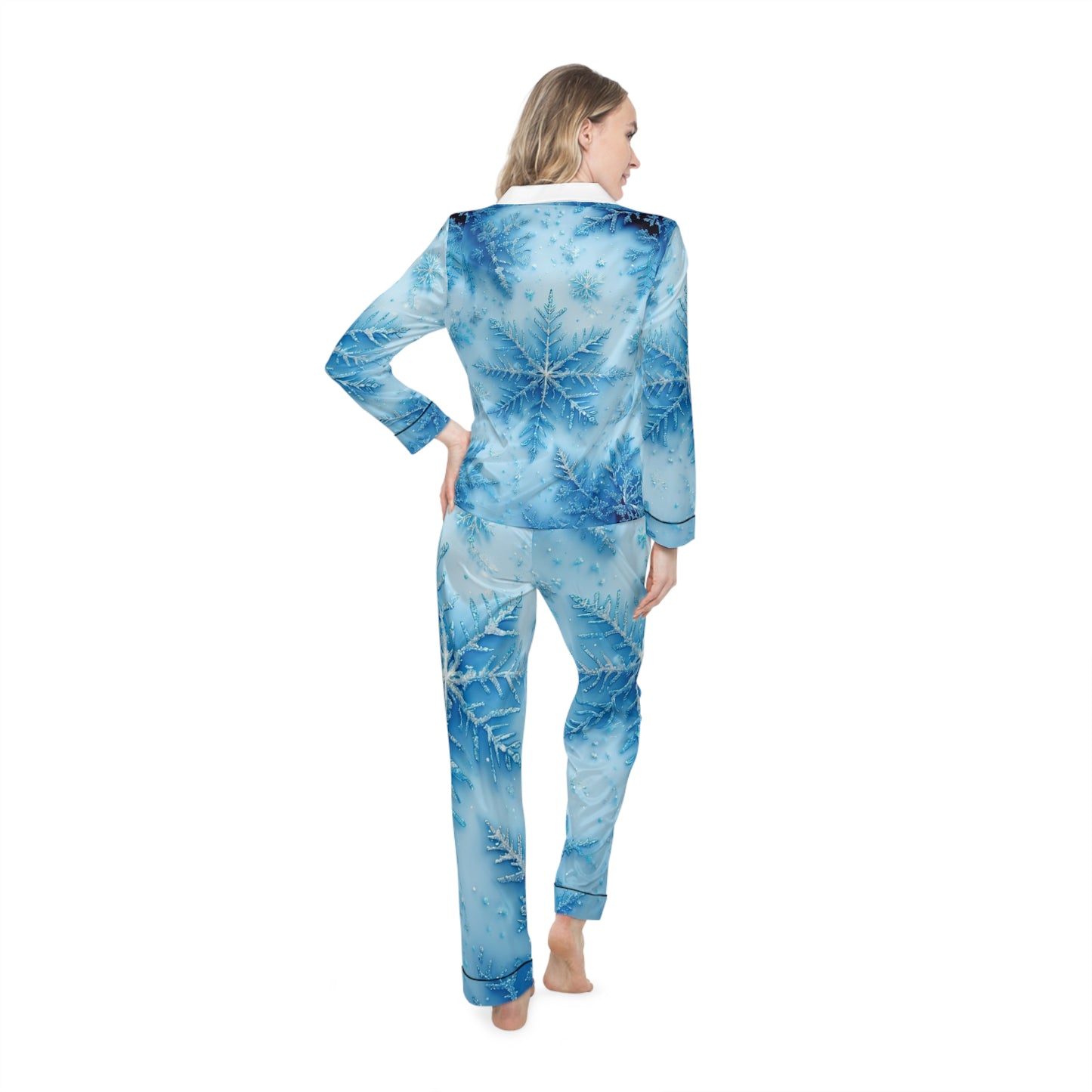 Women's Satin Pajamas (AOP)