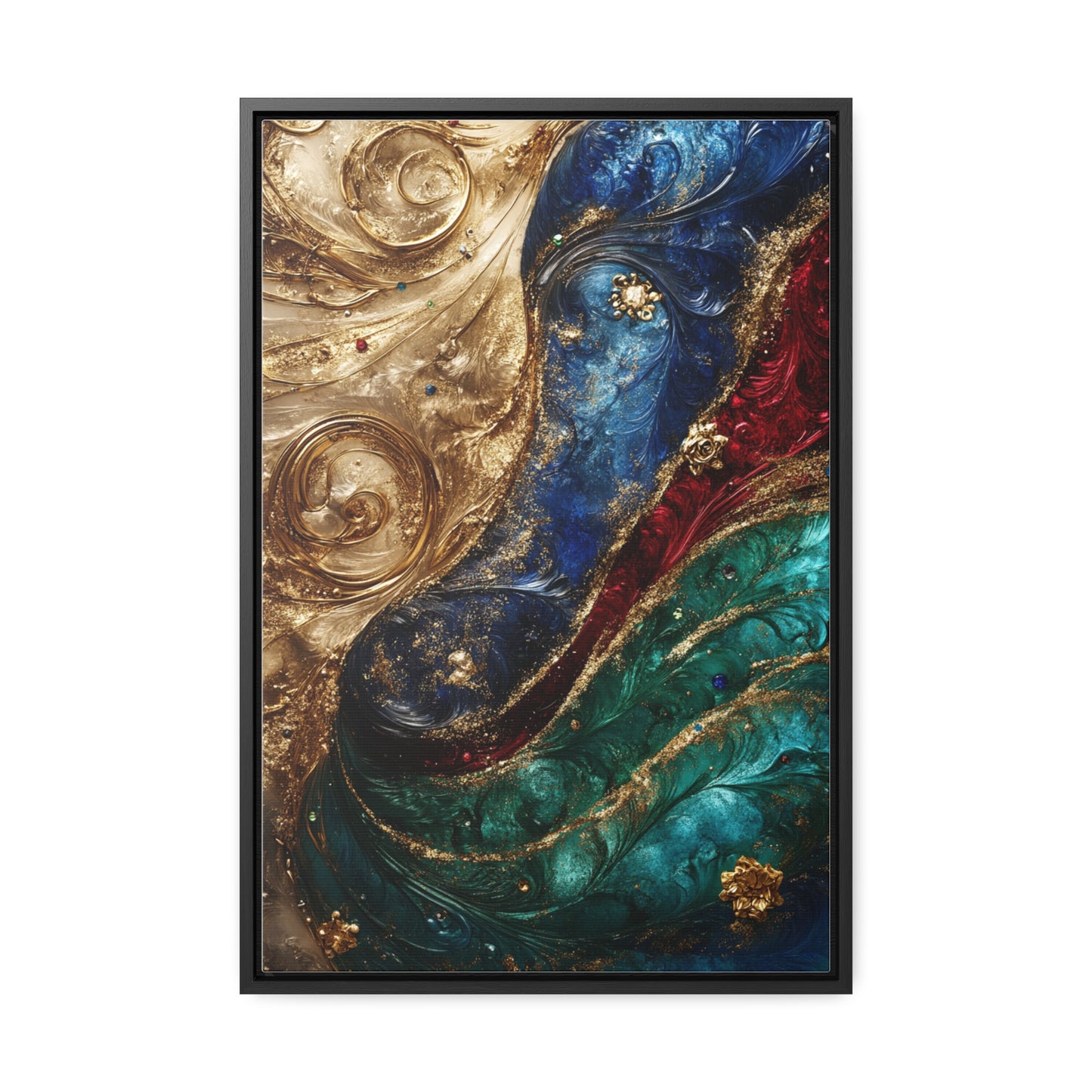 Canvas Wraps - Sophisticated Jewel Tone Artwork