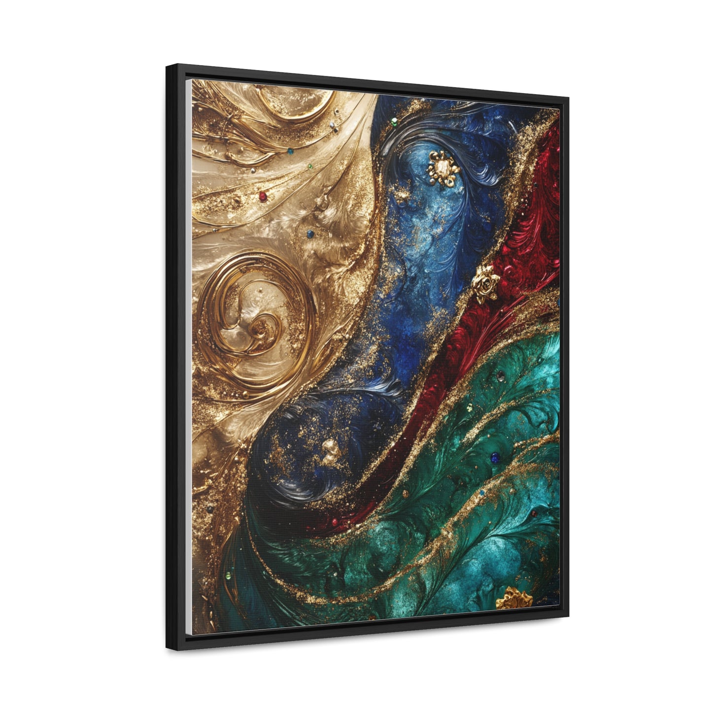 Canvas Wraps - Sophisticated Jewel Tone Artwork