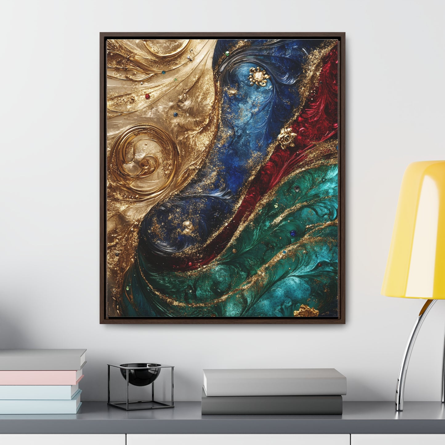 Canvas Wraps - Sophisticated Jewel Tone Artwork