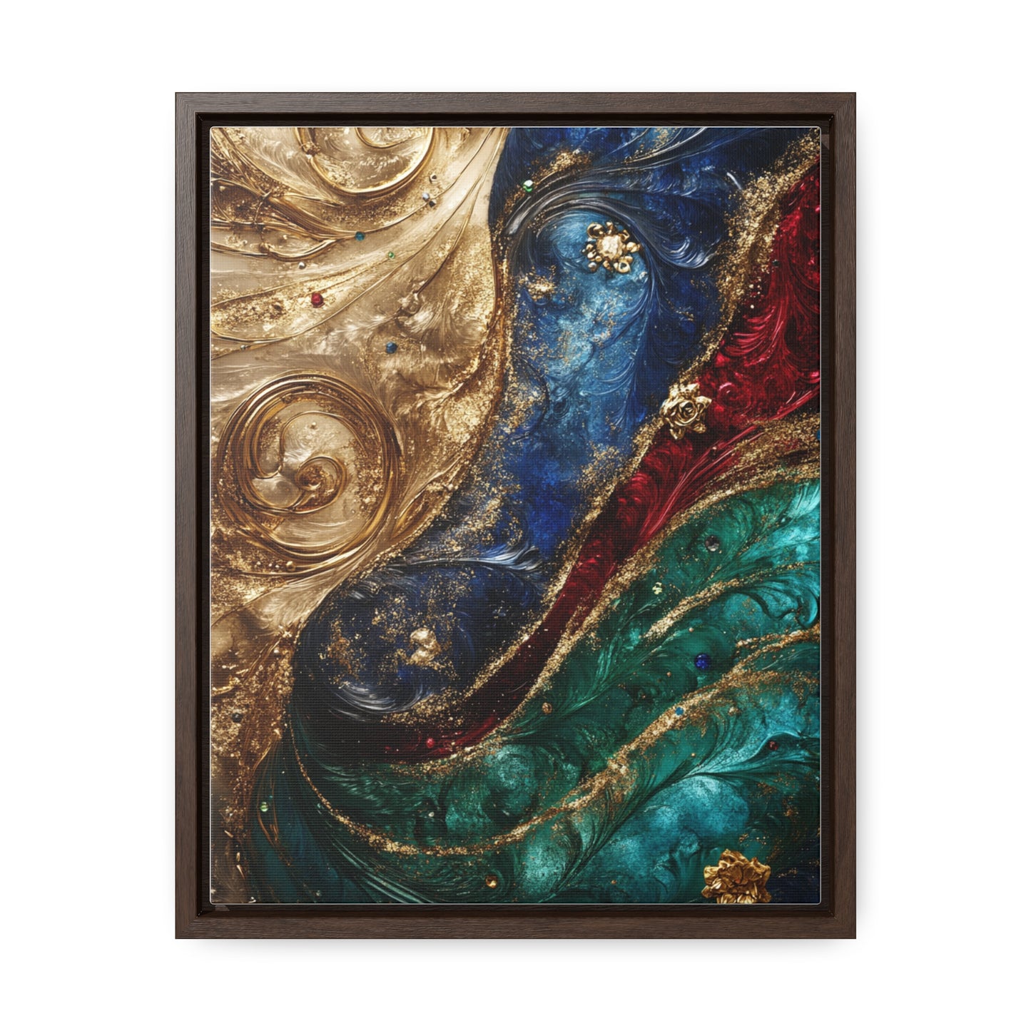 Canvas Wraps - Sophisticated Jewel Tone Artwork