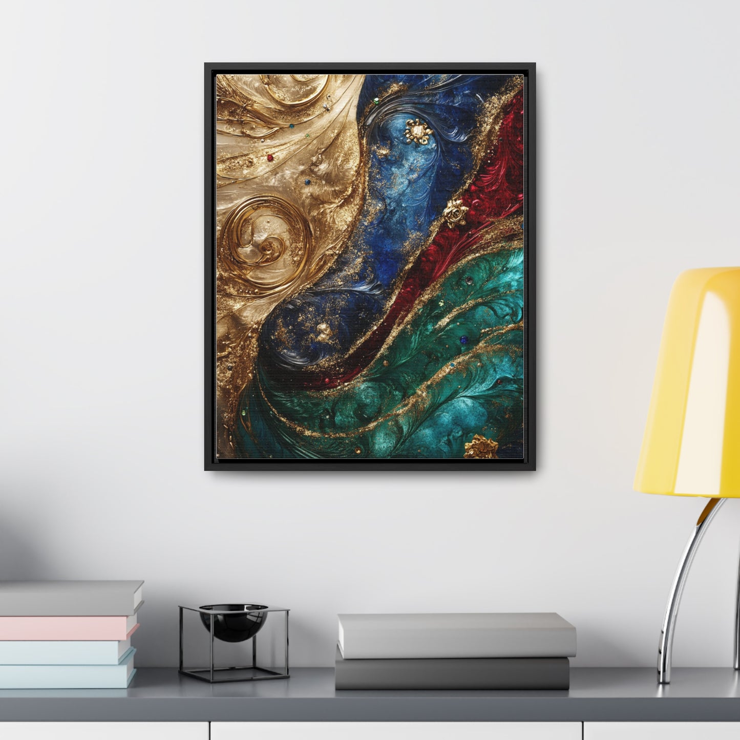 Canvas Wraps - Sophisticated Jewel Tone Artwork