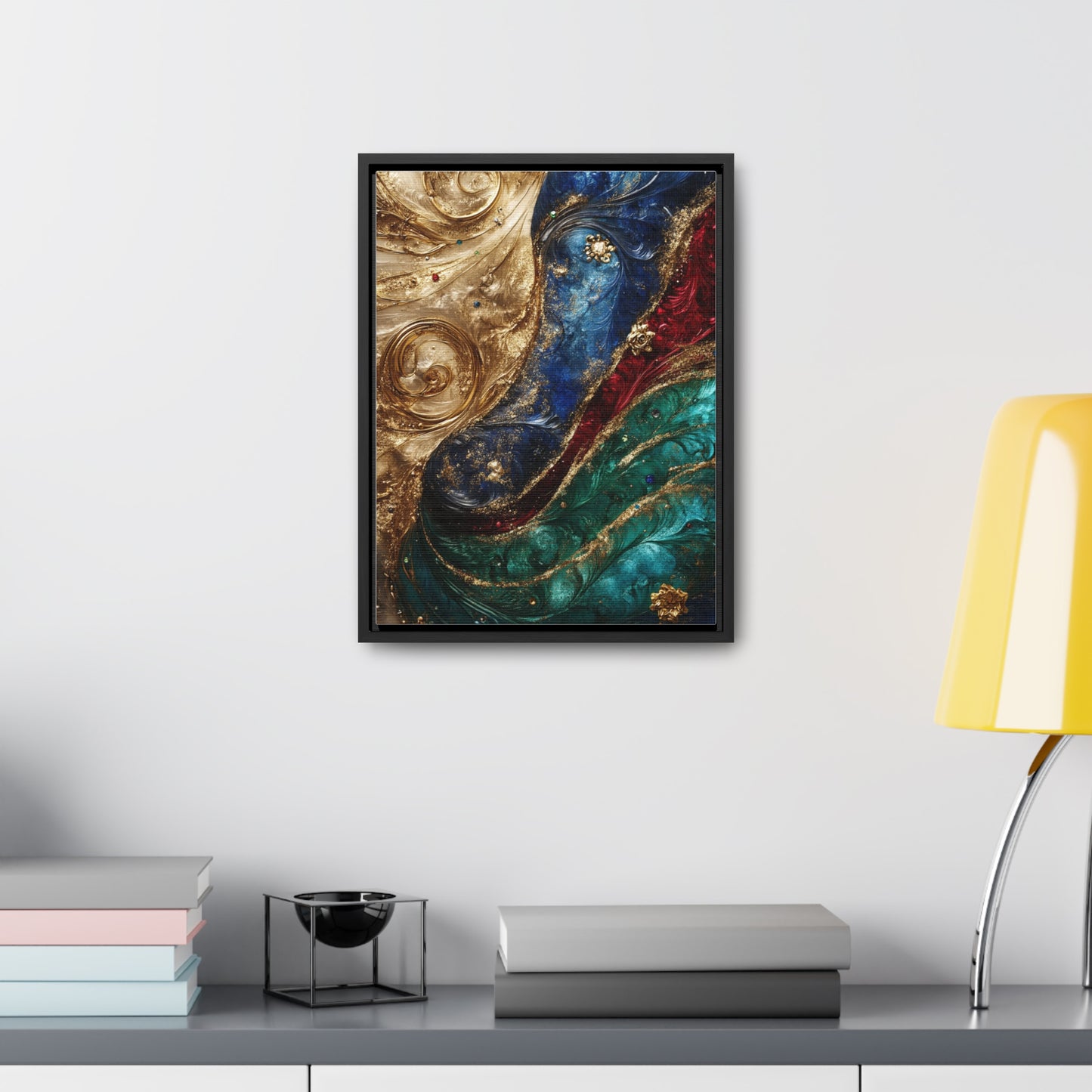 Canvas Wraps - Sophisticated Jewel Tone Artwork