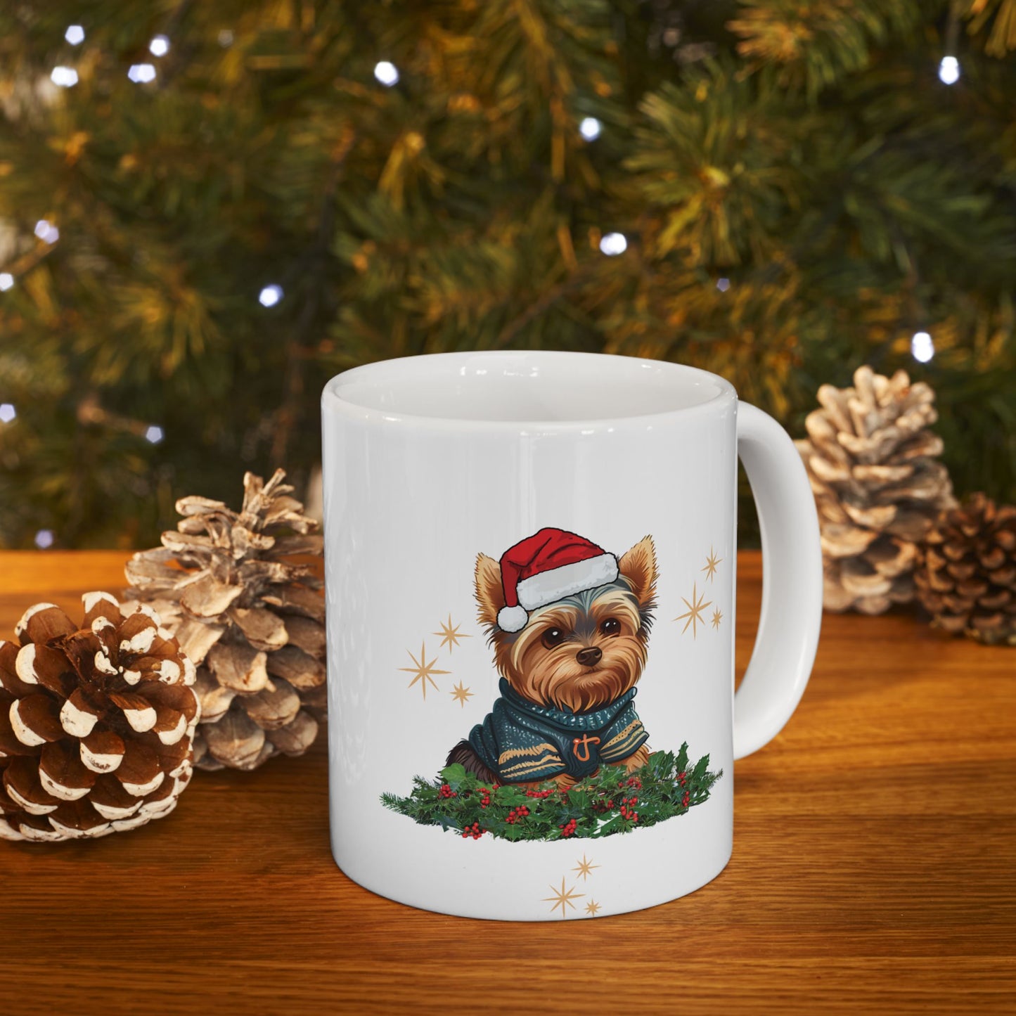 Holiday Ceramic Mug, (11oz, 15oz)