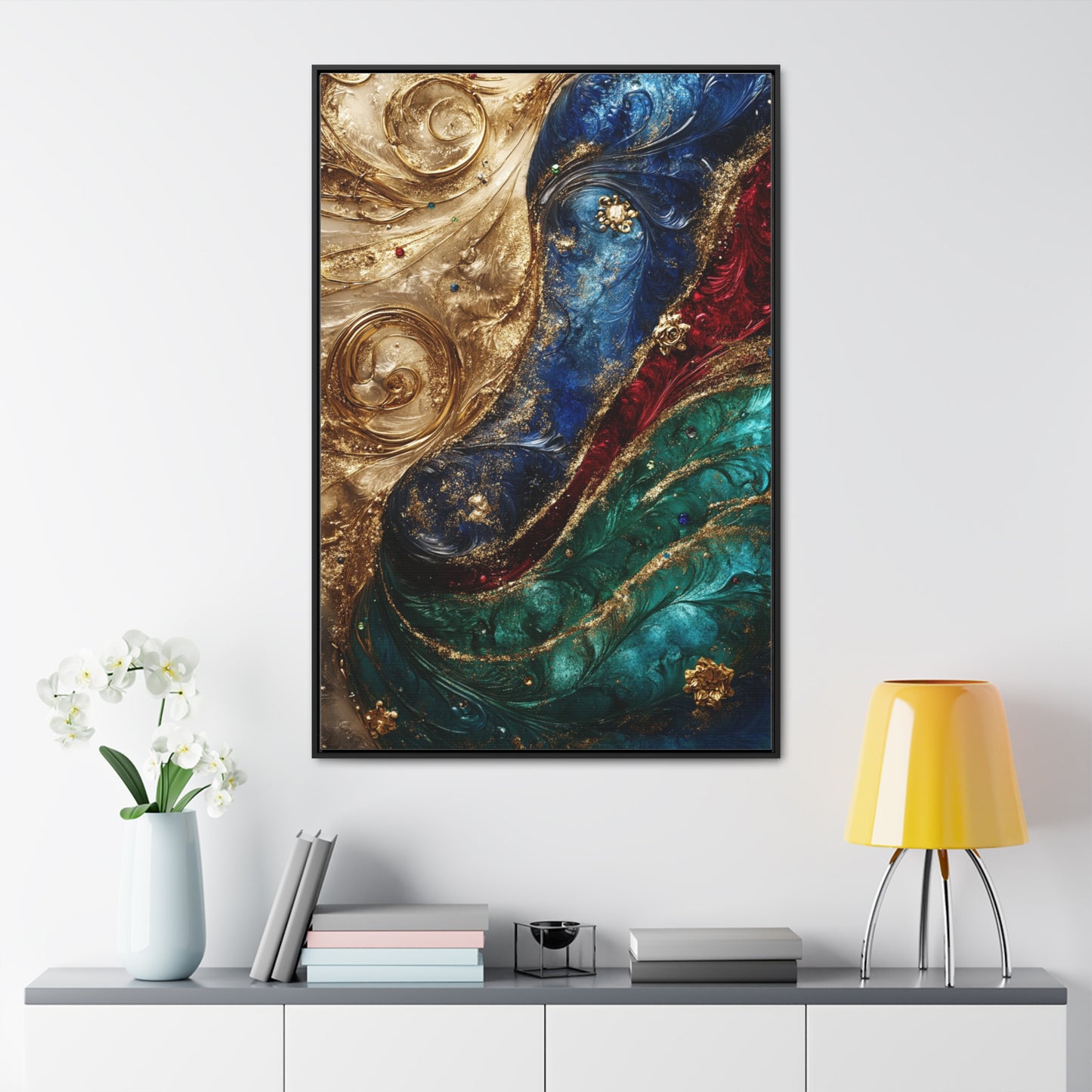 Canvas Wraps - Sophisticated Jewel Tone Artwork