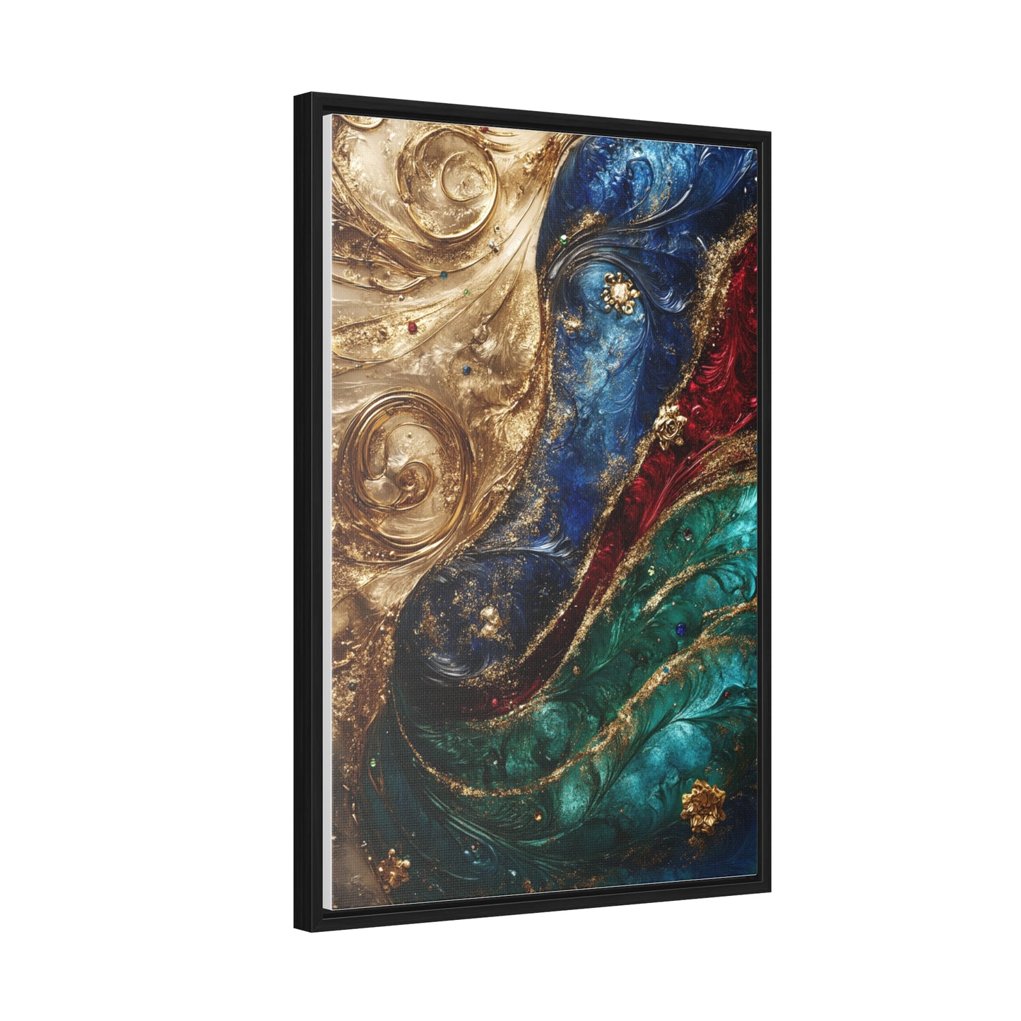 Canvas Wraps - Sophisticated Jewel Tone Artwork