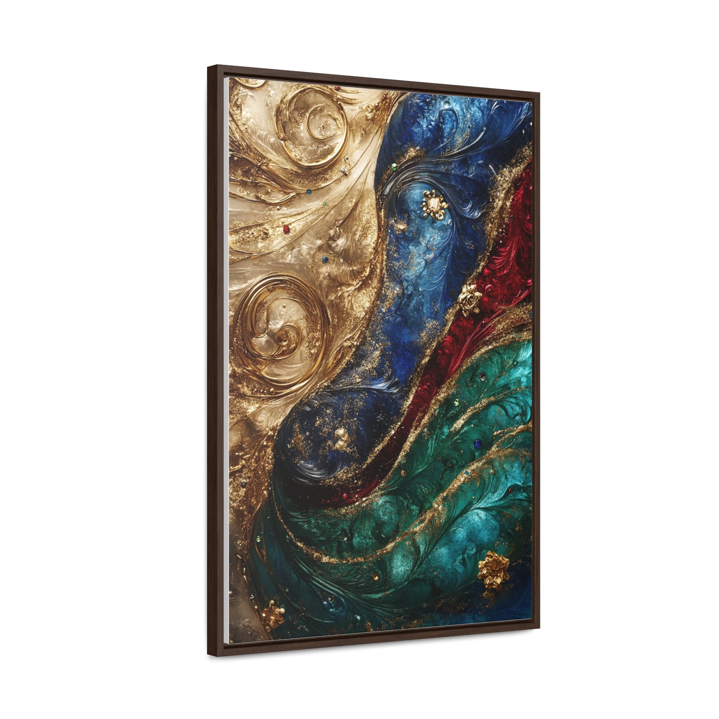 Canvas Wraps - Sophisticated Jewel Tone Artwork