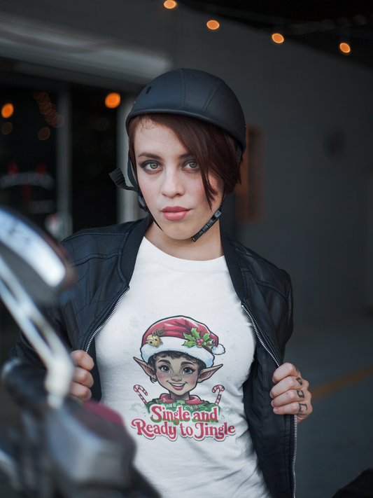 Elf Graphic Tee, Jingle Bells Shirt, Christmas Elf T-Shirt