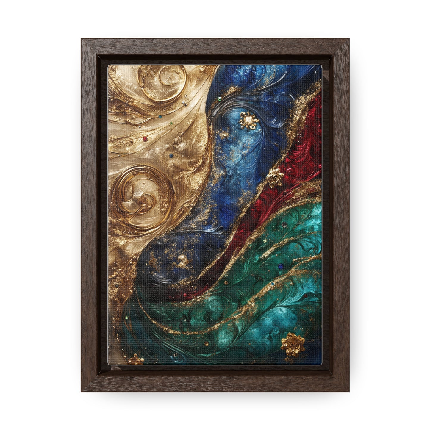 Canvas Wraps - Sophisticated Jewel Tone Artwork