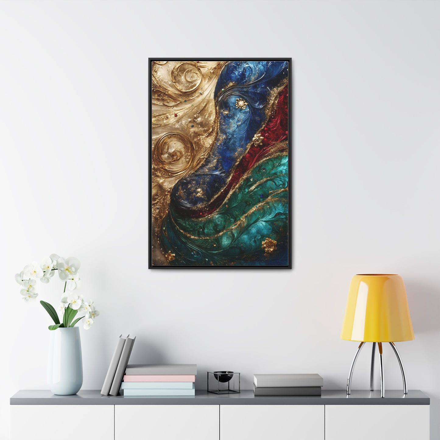 Canvas Wraps - Sophisticated Jewel Tone Artwork