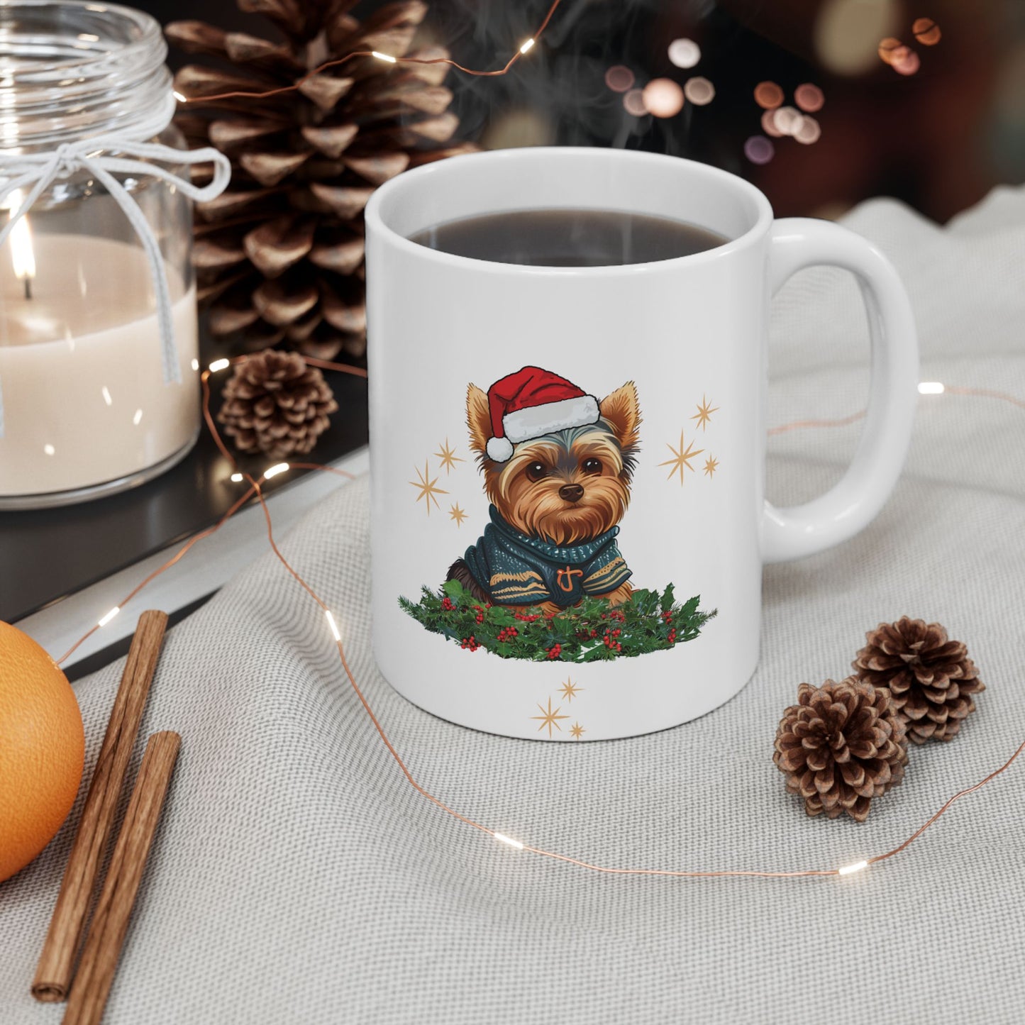 Holiday Ceramic Mug, (11oz, 15oz)