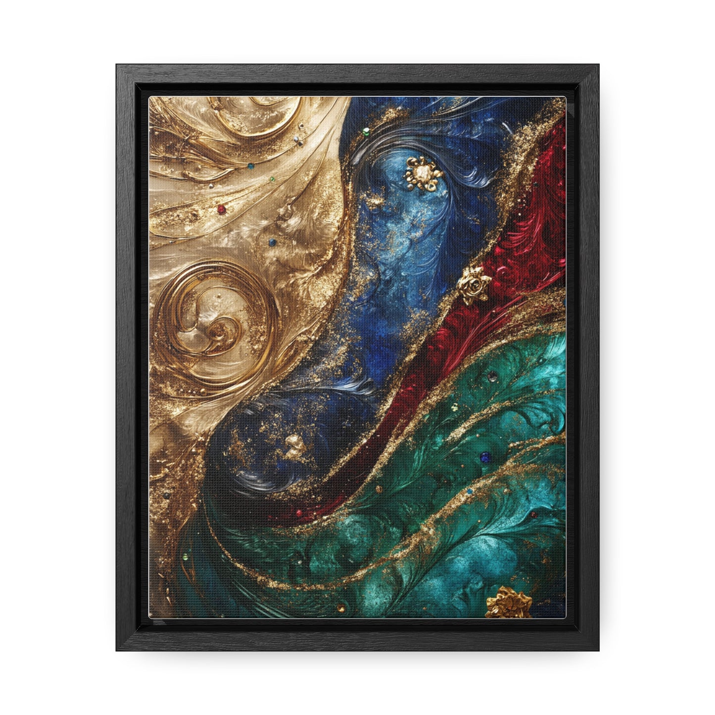 Canvas Wraps - Sophisticated Jewel Tone Artwork