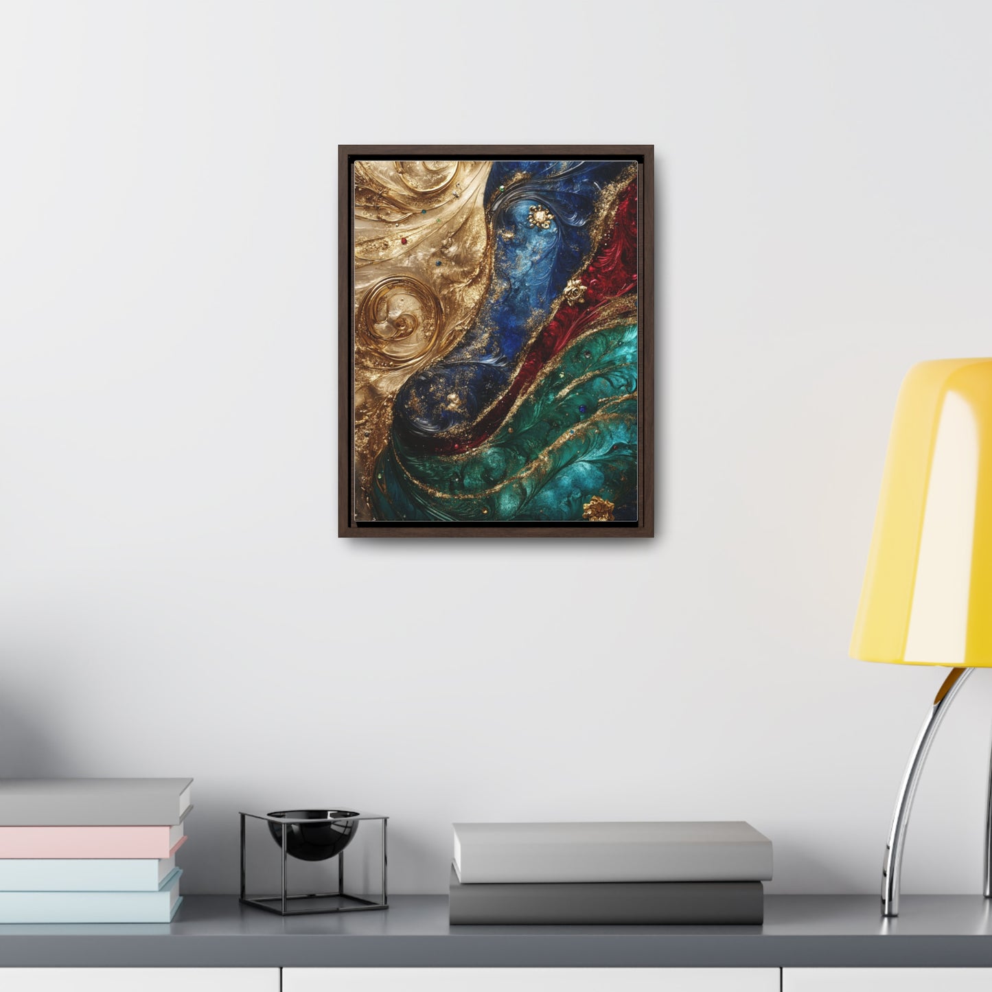 Canvas Wraps - Sophisticated Jewel Tone Artwork