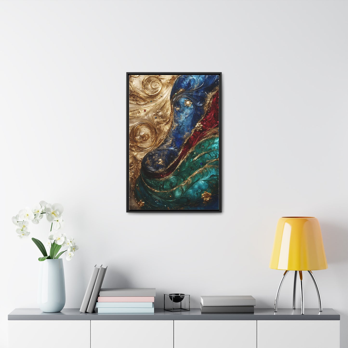 Canvas Wraps - Sophisticated Jewel Tone Artwork