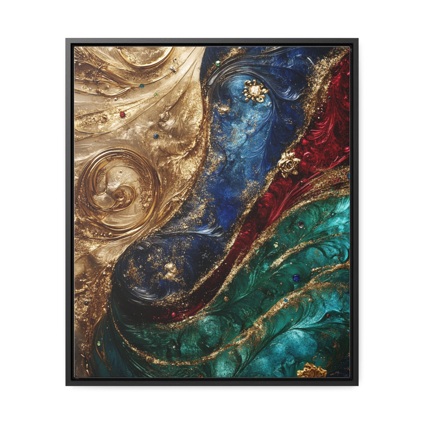 Canvas Wraps - Sophisticated Jewel Tone Artwork