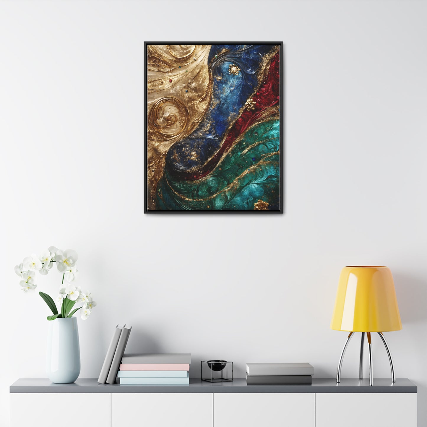 Canvas Wraps - Sophisticated Jewel Tone Artwork