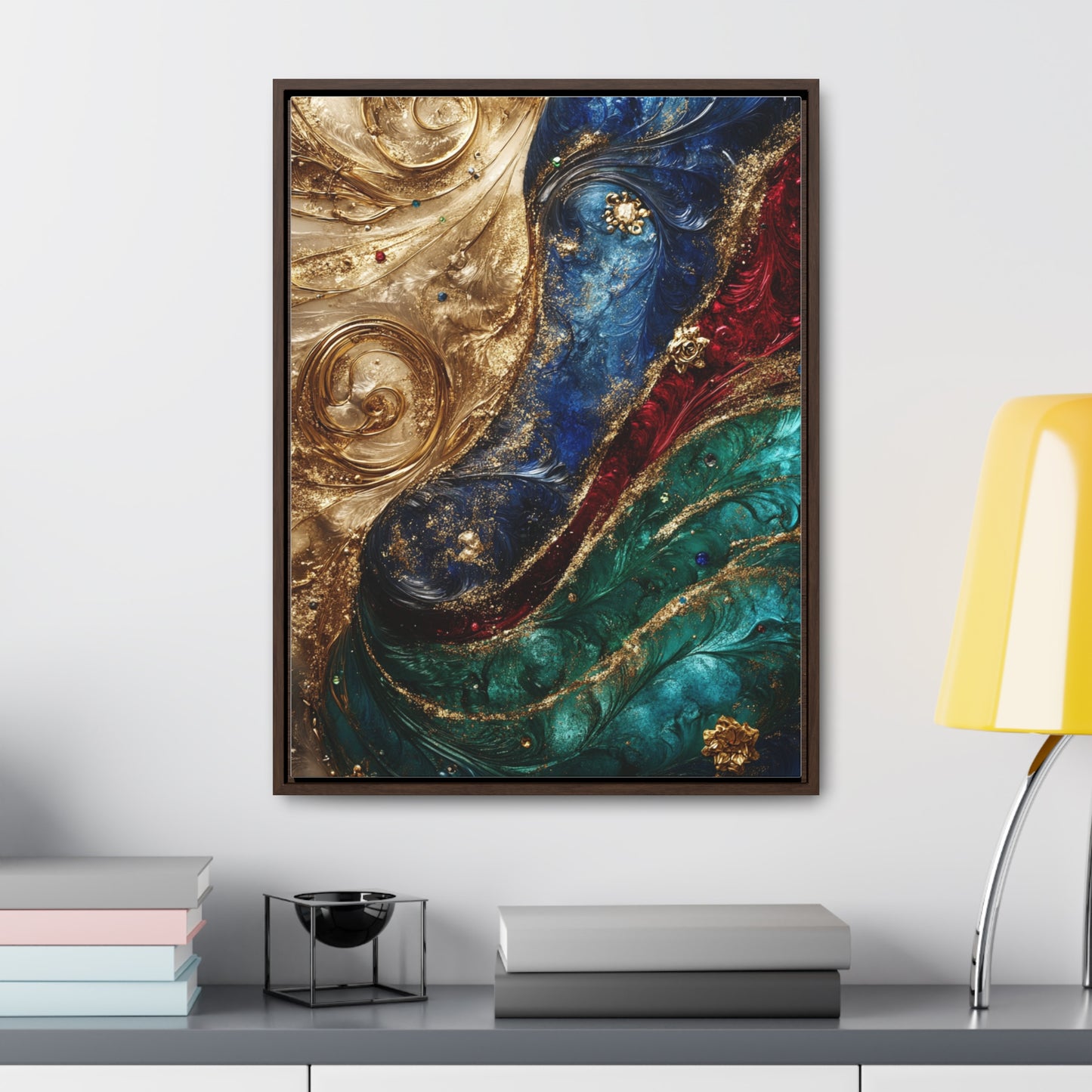 Canvas Wraps - Sophisticated Jewel Tone Artwork