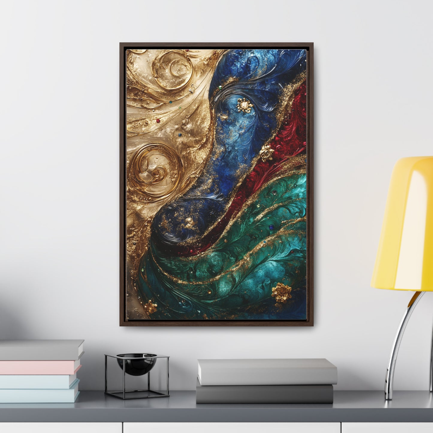 Canvas Wraps - Sophisticated Jewel Tone Artwork