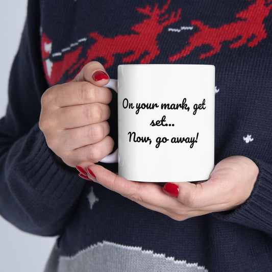 Sarcastic Ceramic Mug for Introverts