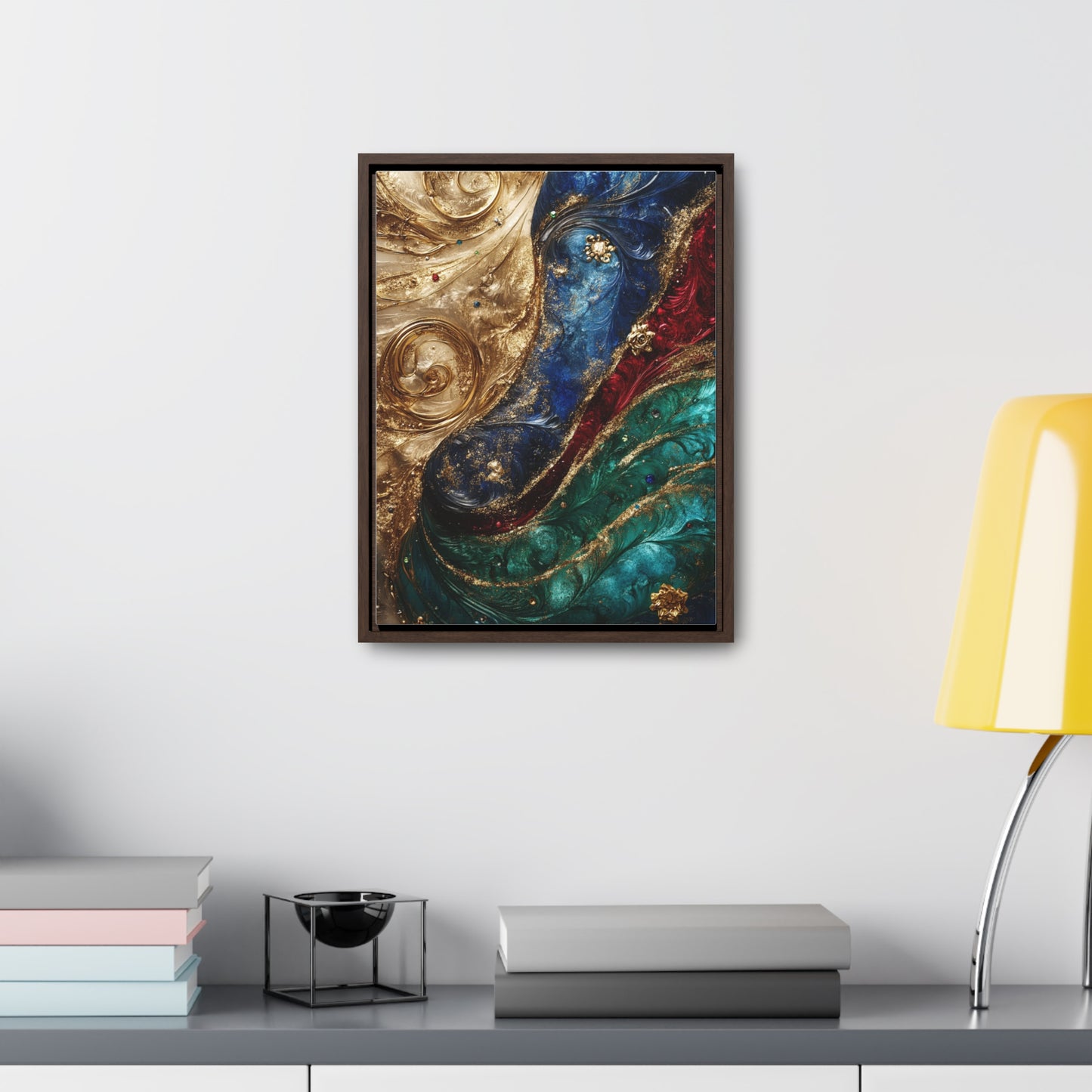 Canvas Wraps - Sophisticated Jewel Tone Artwork