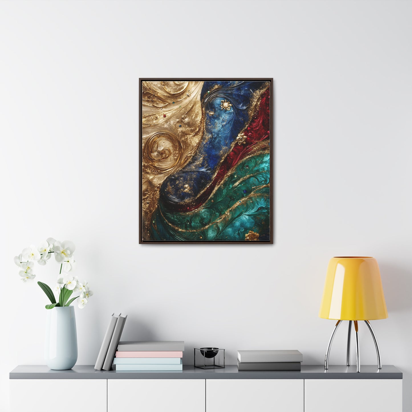 Canvas Wraps - Sophisticated Jewel Tone Artwork