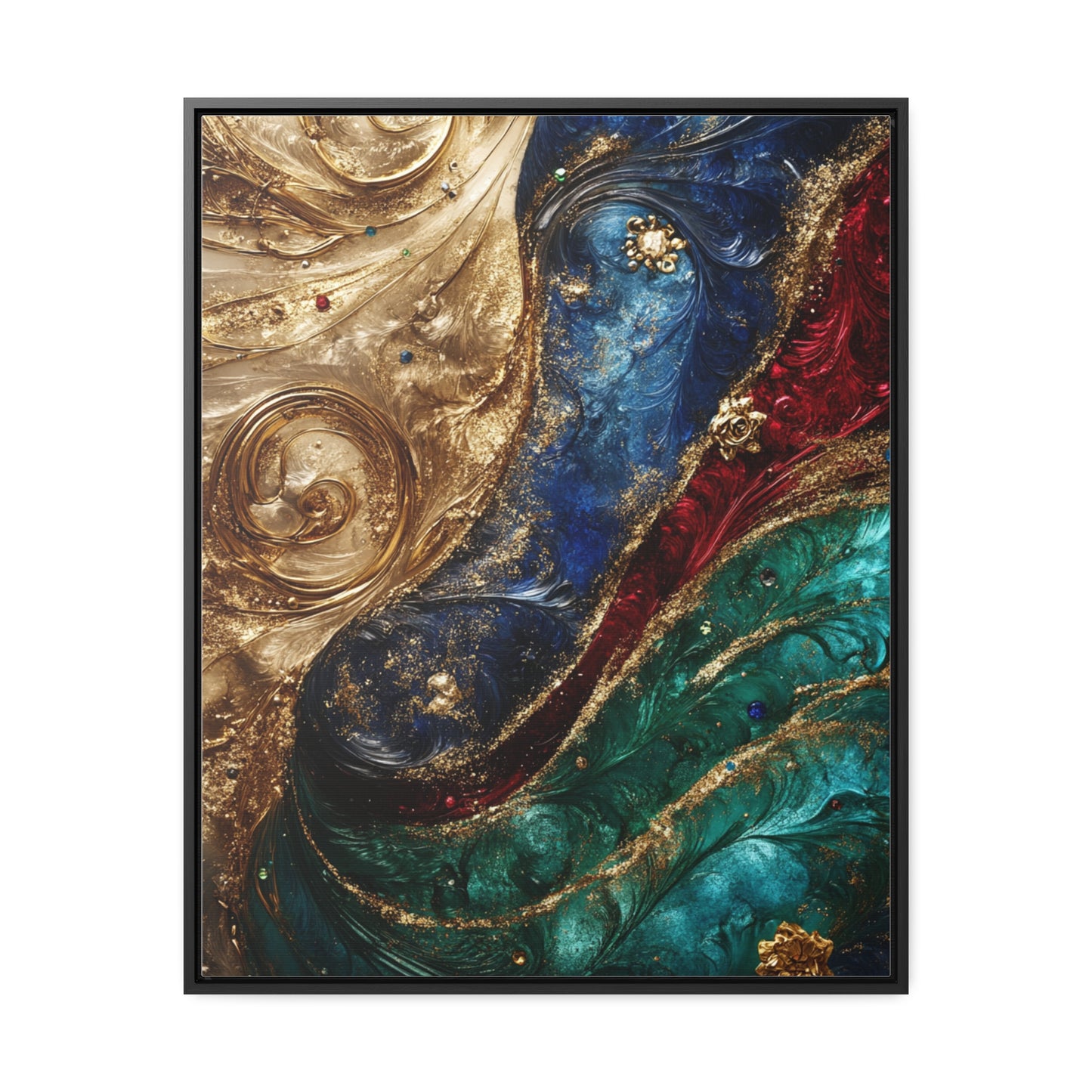 Canvas Wraps - Sophisticated Jewel Tone Artwork