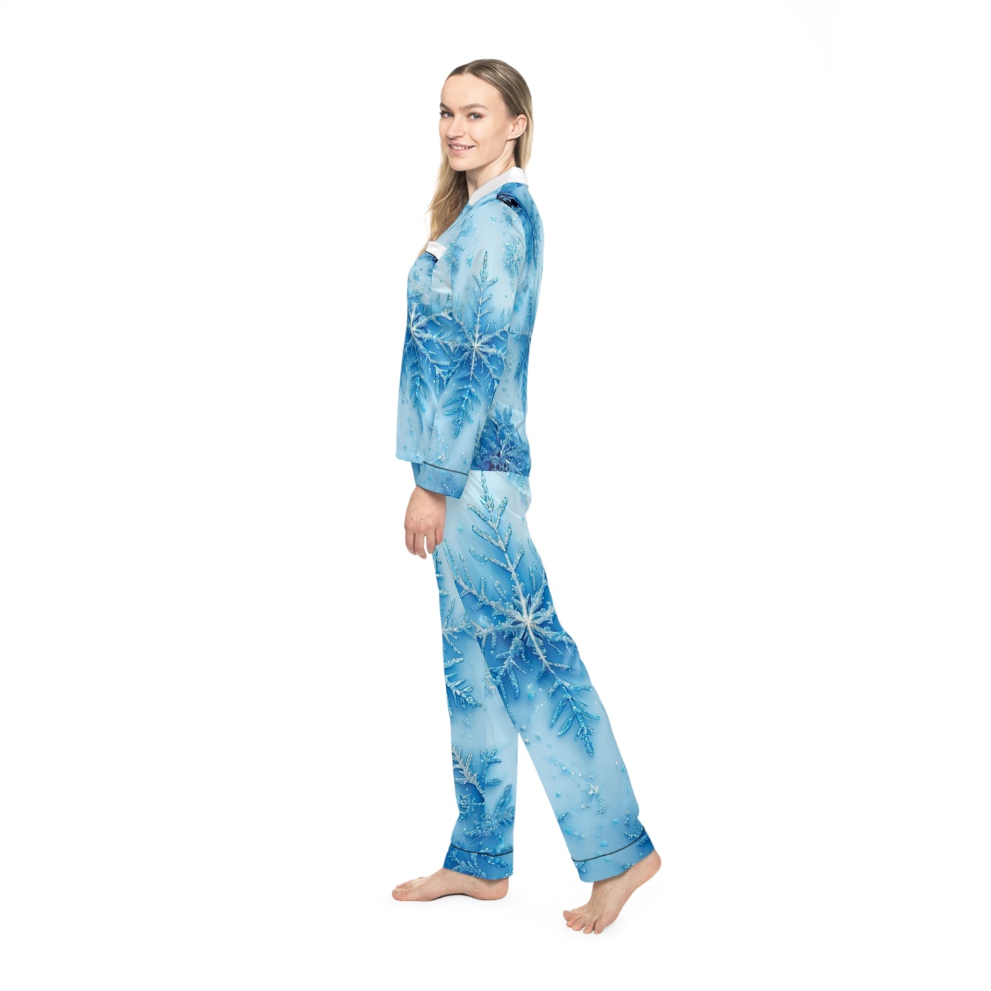 Women's Satin Pajamas (AOP)