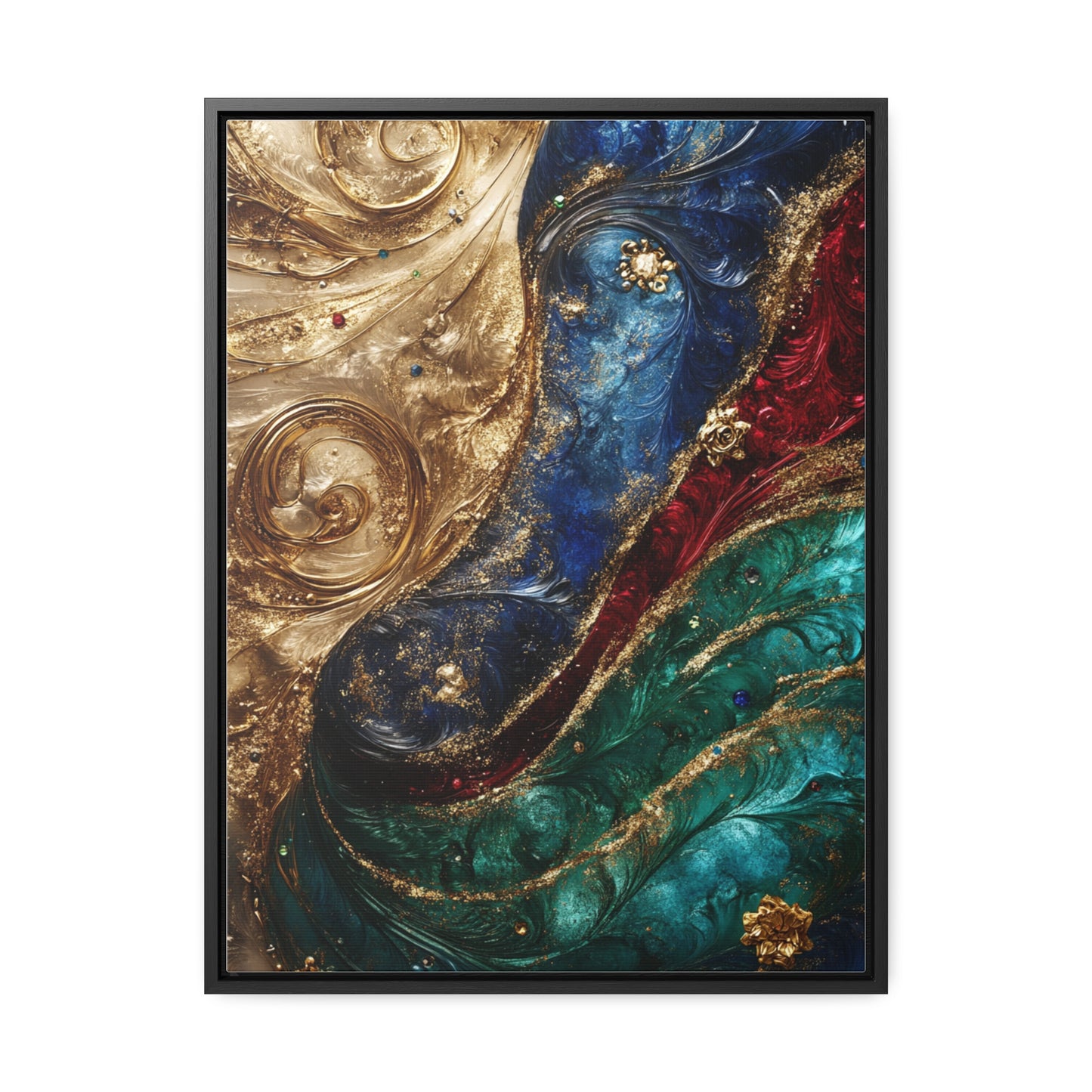 Canvas Wraps - Sophisticated Jewel Tone Artwork