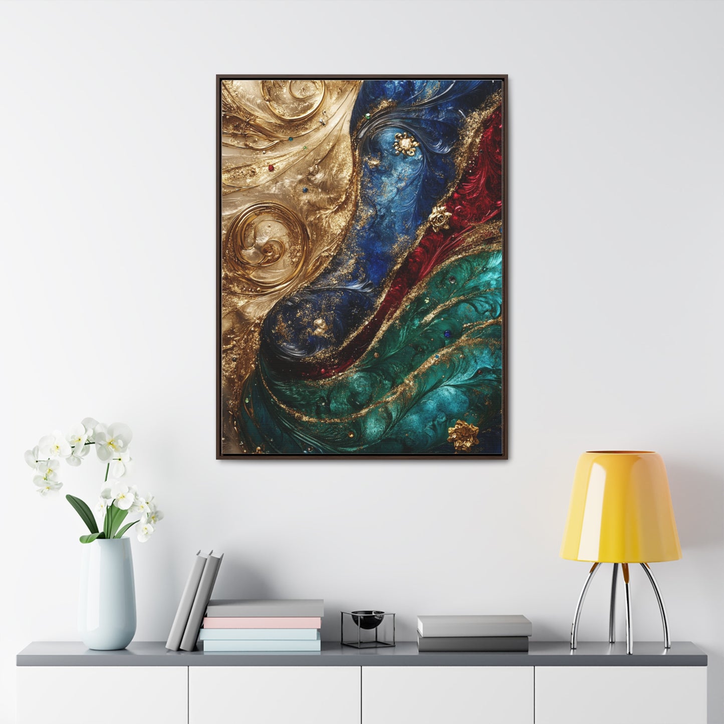 Canvas Wraps - Sophisticated Jewel Tone Artwork