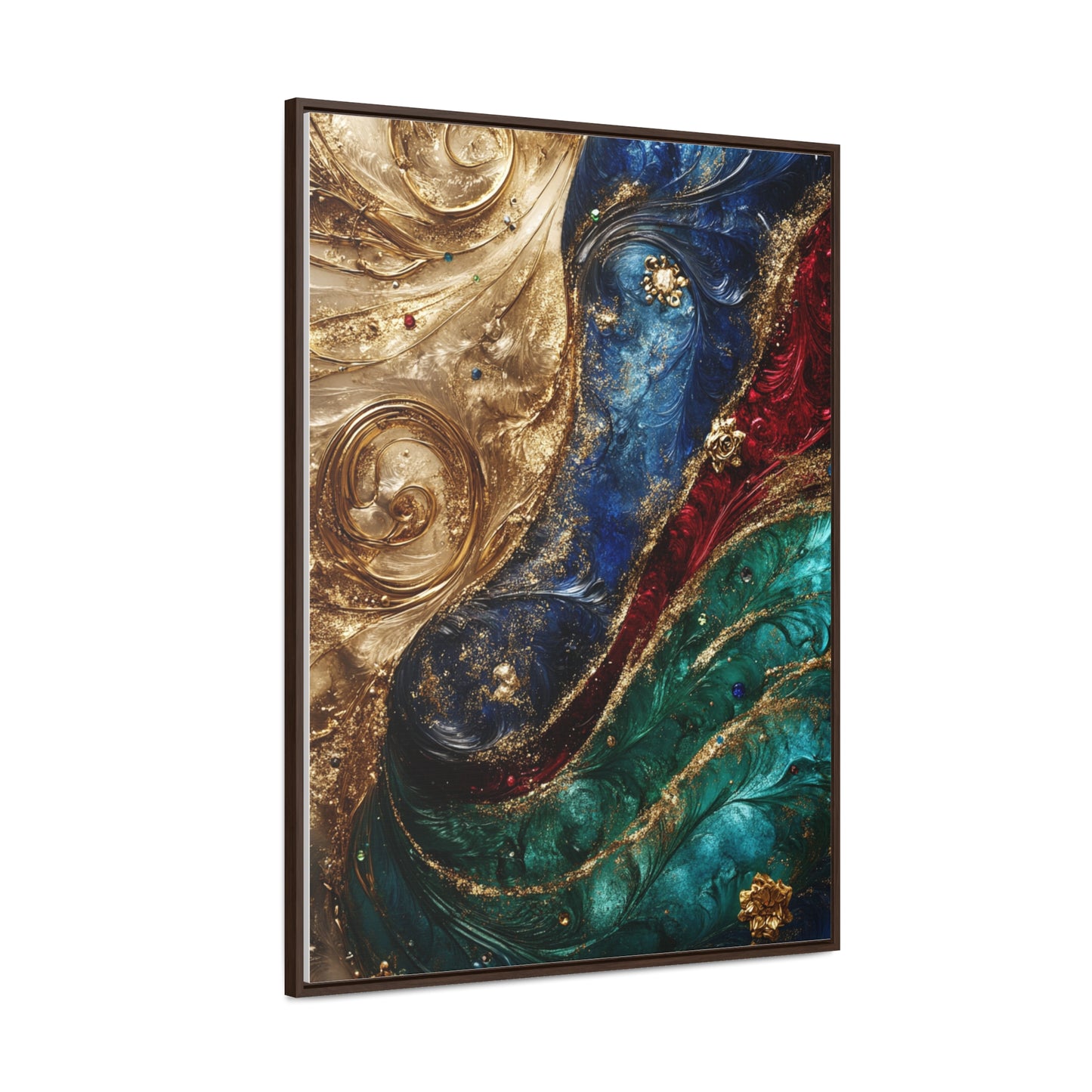 Canvas Wraps - Sophisticated Jewel Tone Artwork