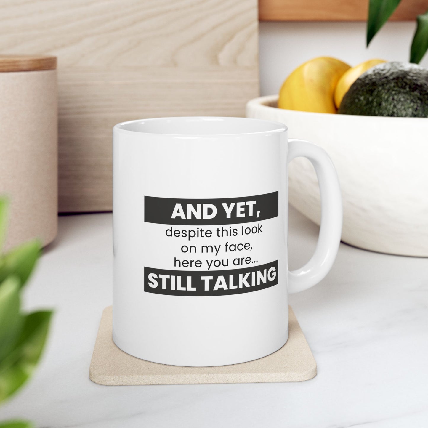 Mug Sarcastic Morning Ceramic Mug